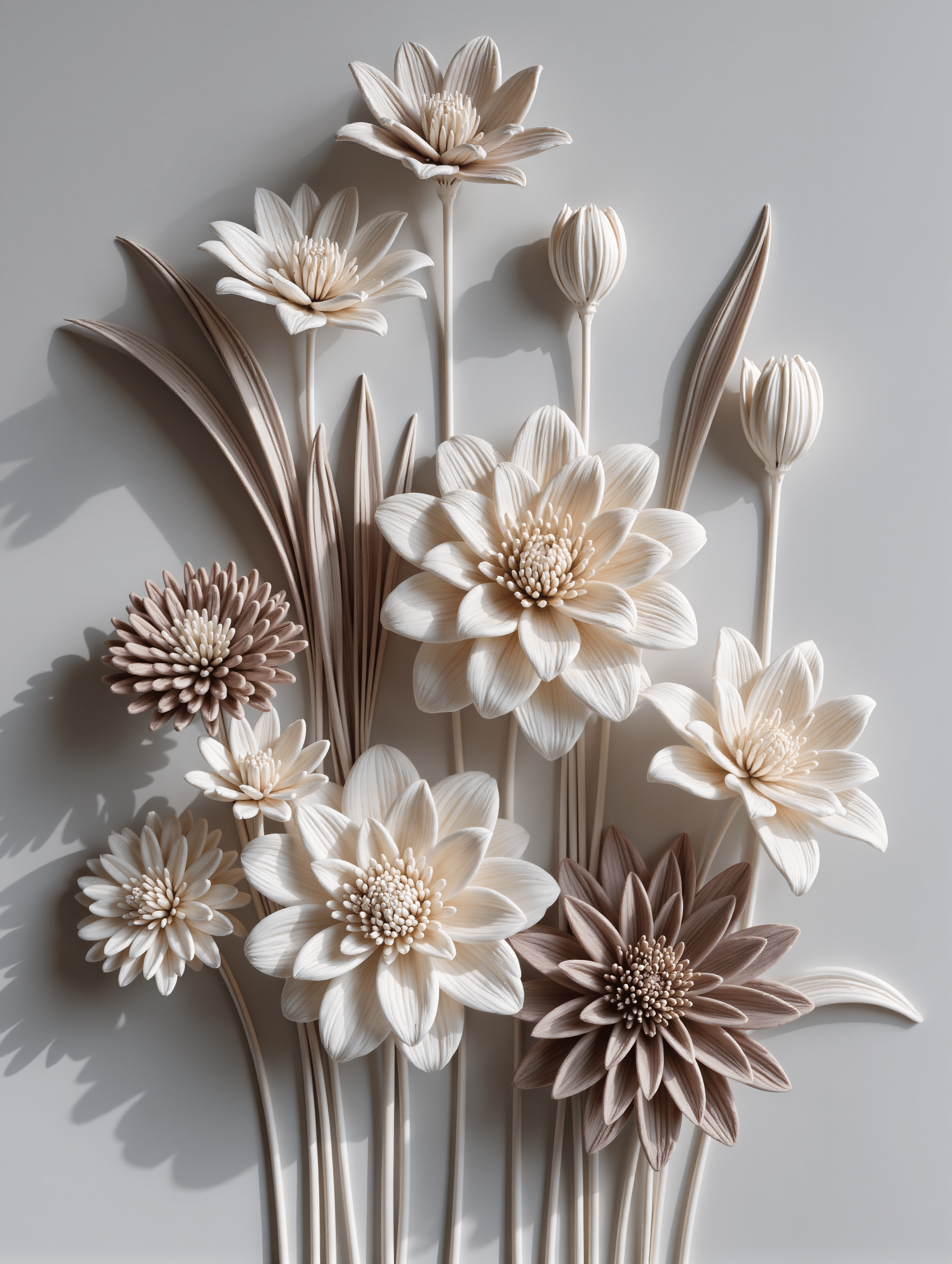 Blomsterornamenter i Soyavoks - Nordic Elance