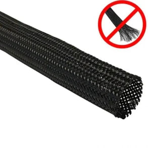 Cable cover - Black - 20/30 mm - Very flexible for many cables