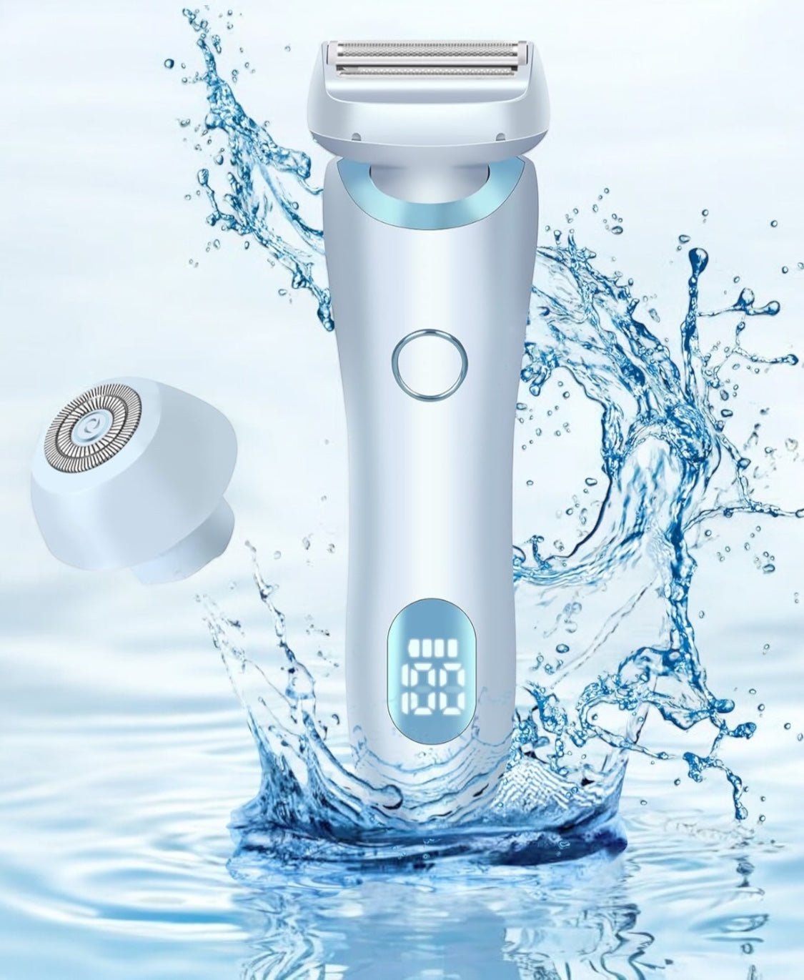 Ladyshaver inkl. ekstra skærerhoved sæt - Gratis fragt - Nordic Elance