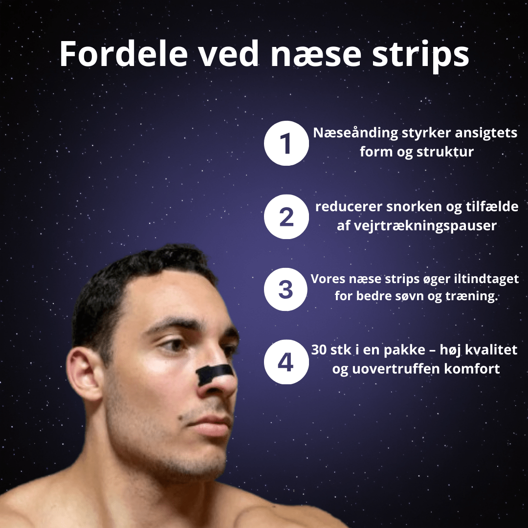 Levelair Næsestrips - Oplev bedre søvn & fri vejrtrækning - Nordic Elance