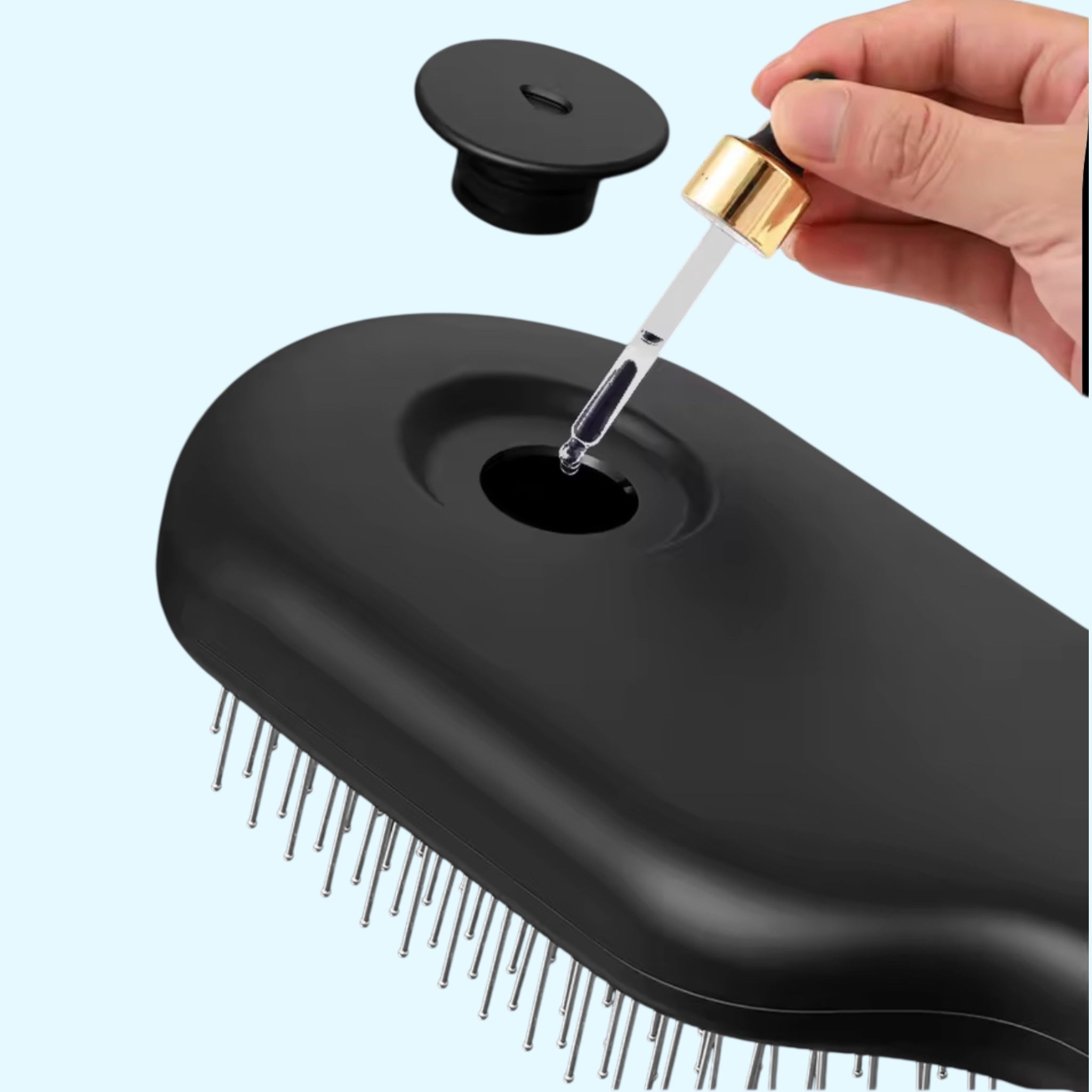 SkyBrush – Hår og hårbundsbehandler børste - Nordic Elance